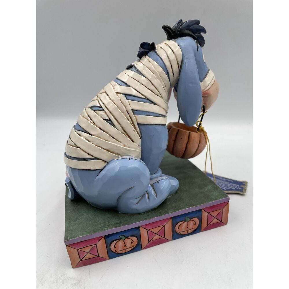 Enesco Disney Traditions Jim Shore Eeyore Mummy Costume Pumpkin Figurine NEW - Picture 7 of 8